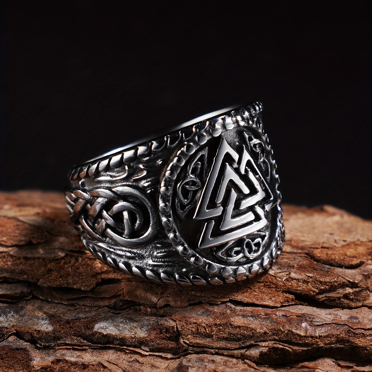 VIKINGR ™ | PIERŚCIEŃ VALKNUT - obrazek 2